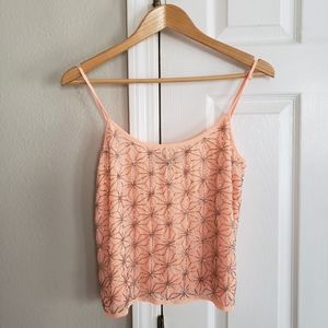Topshop petite beaded cami top